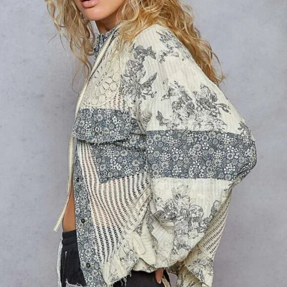 POL Patchwork Jacket - Picture 15 of 15